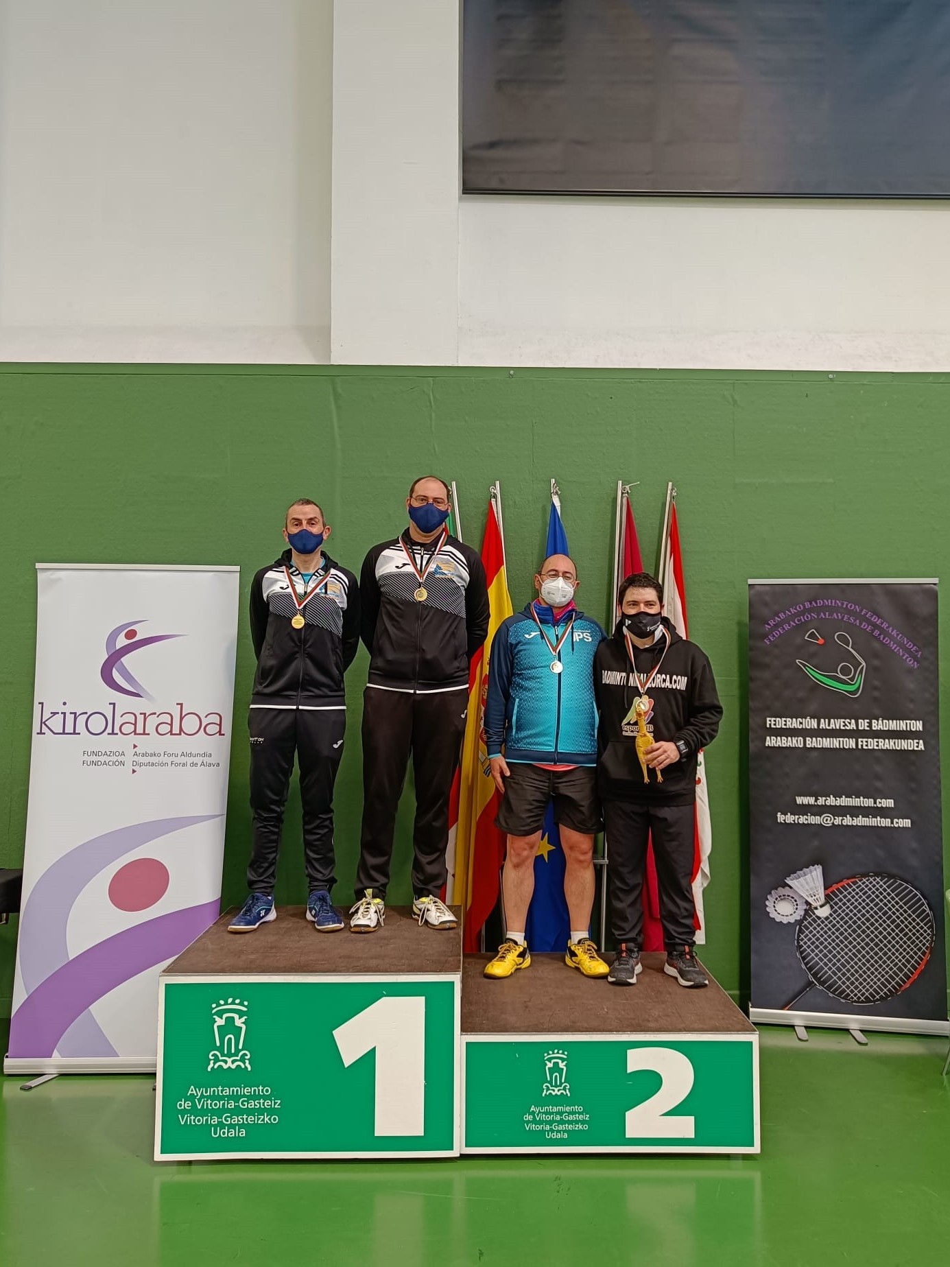 Destacada actuación navarra en el Master Sénior de Vitoria